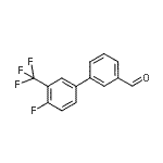 CAS#: 544474-55-7， 4'-Fluoro-3'-(Trifluoromethyl)-3-Biphenylcarbaldehyde