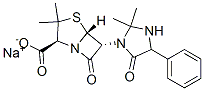 CAS#: 54450-67-8， Sodium [2S-[2alpha,5alpha,6beta(S*)]]-6-(2,2-Dimethyl-5-Oxo-4-Phenylimidazolidin-1-Yl)-3,3-Dimethyl-7-Oxo-4-Thia-1-Azabicyclo[3.2.0]Heptane-2-Carboxylate
