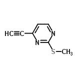 CAS#: 544675-64-1， 4-Ethynyl-2-(Methylsulfanyl)Pyrimidine