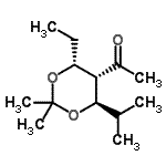 CAS#: 544715-16-4， 1-[(4R,5S,6R)-4-Ethyl-6-Isopropyl-2,2-Dimethyl-1,3-Dioxan-5-Yl]Ethanone