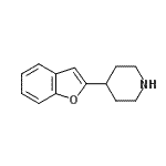 CAS#: 54477-05-3， 4-(1-Benzofuran-2-Yl)Piperidine