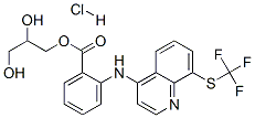 CAS#: 54494-56-3， 2,3-Dihydroxypropyl 2-[[8-[(Trifluoromethyl)Thio]-4-Quinolyl]Amino]Benzoate Hydrochloride