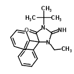 CAS#: 54508-08-6， 1-Ethyl-2-Imino-3-(2-Methyl-2-Propanyl)-5,5-Diphenyl-4-Imidazolidinone