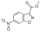 structure of CAS# 5453-86-1, Methyl 6-Nitro-1,2-Benzisoxazole-3-Carboxylate;6-Nitro-1,2-Benzoxazole-3-Carboxylic Acid Methyl Ester;6-Nitroindoxazene-3-Carboxylic Acid Methyl Ester;Nsc18904