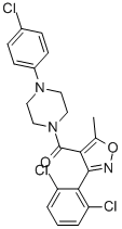 CAS#: 545364-71-4， [4-(4-Chlorophenyl)-1-Piperazinyl][3-(2,6-Dichlorophenyl)-5-Methyl-4-Isoxazolyl]-Methanone