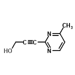 CAS#: 545421-86-1， 3-(4-Methyl-2-Pyrimidinyl)-2-Propyn-1-Ol