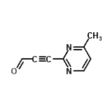 CAS 登录号：545425-82-9， 3-(4-甲基-2-嘧啶基)-2-丙炔醛