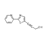 CAS#: 545426-70-8， 3-[2-(2-Pyridinyl)-1,3-Oxazol-5-Yl]-2-Propyn-1-Ol