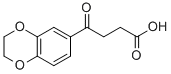structure of CAS# 54557-81-2, 4-[3,4-(Ethylenedioxy)Phenyl]-4-Oxobutyric Acid;4-(2,3-Dihydro-1,4-Benzodioxin-7-Yl)-4-Oxo-Butanoate;4-(2,3-Dihydro-1,4-Benzodioxin-7-Yl)-4-Keto-Butyrate;Zinc03651466