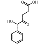 CAS 登录号：5458-72-0， 5-羟基-4-氧代-5-苯基戊酸