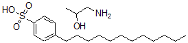 CAS 登录号:54590-52-2, 1-氨基丙烷-2-醇与 4-十二烷基苯磺酸化合物