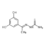 CAS#: 546112-30-5， (2E)-2-[1-(3,5-Dihydroxyphenyl)Ethylidene]Hydrazinecarbothioamide