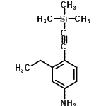 CAS#: 546112-58-7， 3-Ethyl-4-[(Trimethylsilyl)Ethynyl]Aniline