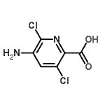 CAS#: 546141-54-2， 5-Amino-3,6-Dichloro-2-Pyridinecarboxylic Acid