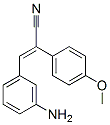 CAS#: 5462-59-9， 3-(3-Aminophenyl)-2-(4-Methoxyphenyl)Acrylonitrile