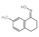 structure of CAS# 5462-81-7, N-(7-Methyltetralin-1-Ylidene)Hydroxylamine;N-(7-Methyl-3,4-Dihydro-2H-Naphthalen-1-Ylidene)Hydroxylamine;7-Methyltetralin-1-One Oxime;7-Methyl-1-Tetralinone Oxime