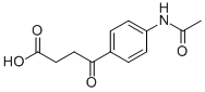 结构式 CAS# 5473-15-4, 3-(4-乙酰基氨基苯甲酰)丙酸