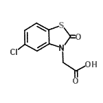 CAS#: 54769-25-4， (5-Chloro-2-Oxo-1,3-Benzothiazol-3(2H)-Yl)Acetic Acid