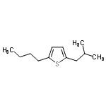 CAS#: 54845-35-1， 2-Butyl-5-Isobutylthiophene