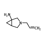 CAS#: 548465-04-9， 3-Allyl-3-Azabicyclo[3.1.0]Hexan-1-Amine
