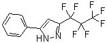 CAS#: 54864-78-7， 3-(Heptafluoro-1-Propyl)-5-Phenylpyrazole