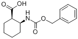 结构式 CAS# 54867-08-2, (1R,2S)-rel-2-[[(苯基甲氧基)羰基]氨基]-环己烷羧酸