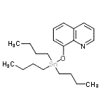 结构式 CAS# 5488-45-9, 8-[(三丁基锡烷基)氧基]喹啉
