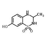 CAS#: 549495-11-6， 3-Methyl-3,4-Dihydro-2H-1,2,4-Benzothiadiazin-7-Ol 1,1-Dioxide