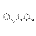 CAS#: 549516-19-0， N-(6-Methyl-2-Pyridinyl)-2-Phenylcyclopropanecarboxamide