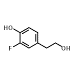 CAS#: 5497-21-2， 2-Fluoro-4-(2-Hydroxyethyl)Phenol