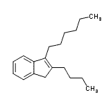 CAS 登录号：54986-54-8， 2-丁基-3-己基-1H-茚