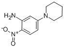 结构式 CAS# 54997-99-8, 2-硝基-5-哌啶基苯胺