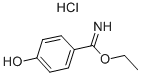 structure of CAS# 54998-28-6, Ethyl 4-Hydroxybenzimidate Hydrochloride;ETHYL 4-HYDROXYBENZIMIDATE HYDROCHLORIDE