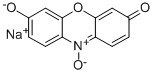 structure of CAS# 550-82-3, Resazurin;7-Hydroxy-10-Oxido-Phenoxazin-10-Ium-3-One;7-Hydroxy-10-Oxido-3-Phenoxazin-10-Iumone;Resazurine