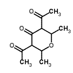 CAS#: 55030-66-5， 3,5-Diacetyl-2,6-Dimethyltetrahydro-4H-Pyran-4-One