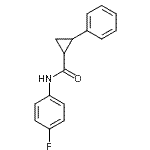 CAS#: 550314-91-5， N-(4-Fluorophenyl)-2-Phenylcyclopropanecarboxamide