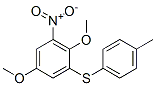 CAS#: 55034-13-4， 1,4-Dimethoxy-6-Nitro-2-(p-Tolylthio)Benzene