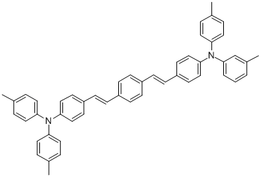 CAS#: 55035-43-3， 1,4-Bis[2-[4-[N,N-Di(p-Tolyl)Amino]Phenyl]Vinyl]Benzene