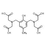 CAS#: 55036-44-7， 2,2',2'',2'''-[(2-Hydroxy-5-Methyl-1,3-Phenylene)Bis(Methylenenitrilo)]Tetraacetic Acid