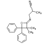 CAS#: 55044-24-1， 3-[(Z)-(3,3-Dimethyl-4,4-Diphenyl-2-Oxetanylidene)Amino]-2-Methylpropanenitrile