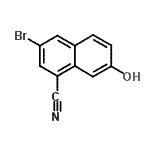 CAS#: 550998-30-6， 3-Bromo-7-Hydroxy-1-Naphthonitrile