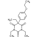 CAS#: 55133-83-0， 5-(4-Ethoxyphenyl)-1,3,5-Triethyl-2,4,6(1H,3H,5H)-Pyrimidinetrione