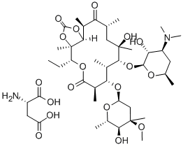 CAS#: 55171-82-9， Erythromycin A 11,12-Carbonate L-Aspartate