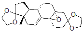 CAS#: 55180-24-0， 3,3,17,17-Bis(Ethylenedioxy)-5,10-Oxidoestr-9(11)-Ene