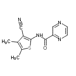 CAS#: 551910-16-8， N-(3-Cyano-4,5-Dimethyl-2-Thienyl)-2-Pyrazinecarboxamide