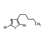 CAS#: 551939-31-2， 2,5-Dibromo-4-Pentyl-1,3-Thiazole