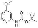 结构式 CAS# 551950-46-0, (4-甲氧基-吡啶-2-基)-氨基甲酸叔丁酯