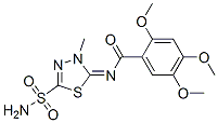 CAS#: 55217-93-1， N-(4,5-Dihydro-4-Methyl-2-Sulfamoyl-1,3,4-Thiadiazol-5-Ylidene)-2,4,5-Trimethoxybenzamide