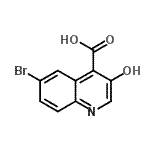 CAS#: 552330-93-5， 6-Bromo-3-Hydroxy-4-Quinolinecarboxylic Acid