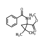 CAS#: 552337-17-4， Methyl 1-(Benzoylamino)-2,2-Dimethylcyclopropanecarboxylate